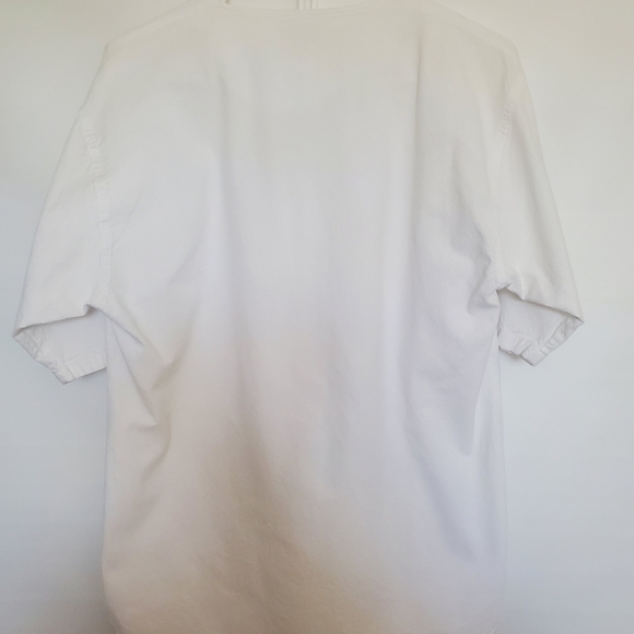 CORINTO MENS SHIRT PULLOVER SPLIT-NECK EMBROIDERED GECKO WHITE ( S ) - Picture 2 of 9